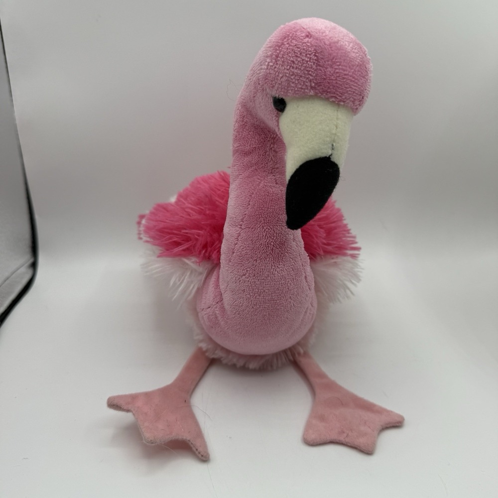 Douglas‎ Cuddle Toy Pink Flamingo Plush Stuffed Animal Tropical Bird 8"